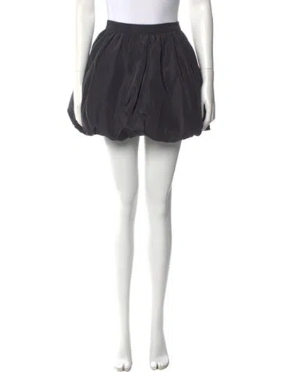 Pre-owned Rhode Mini Skirt In Black