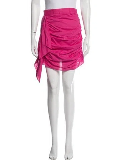 Pre-owned Rhode Mini Skirt In Pink