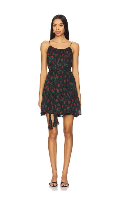 Rhode Nala Dress In Ink Rose Block