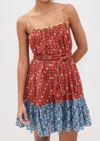 RHODE NALA DRESS IN MULTI GEM BLOOM
