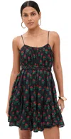 Rhode Nala Dress Ink Rose Block In Ink Rose Block