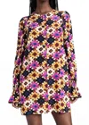 Rhode Nara Dress In Aquarelle In Multi
