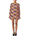 Rhode Nara Dress In Aquarelle In Purple