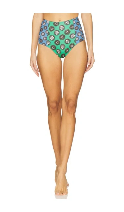 Rhode Navya Bikini Bottom In Blue Gem