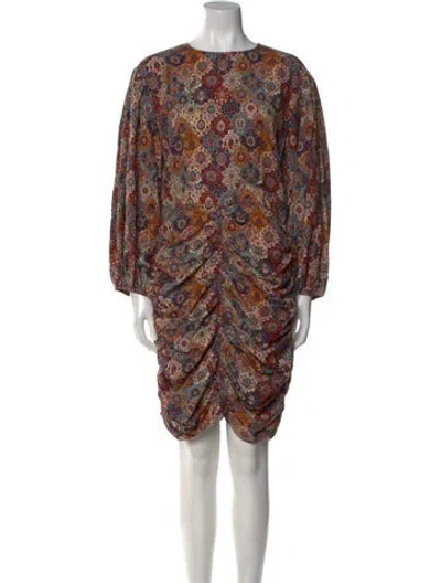 Pre-owned Rhode Paisley Print Knee-length Dress
