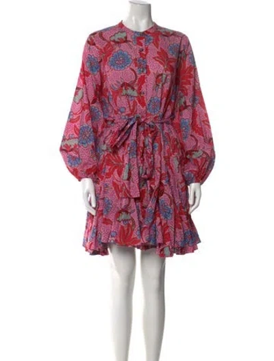 Pre-owned Rhode Paisley Print Mini Dress In Multi