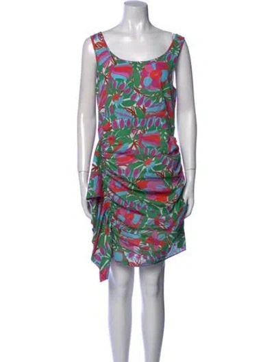 Pre-owned Rhode Printed Knee-length Dress In Multi