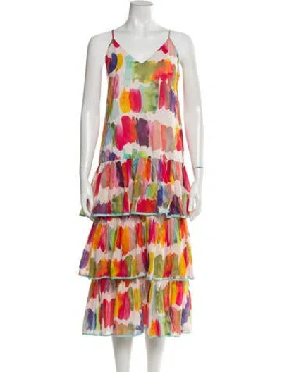 Pre-owned Rhode Printed Long Dress
