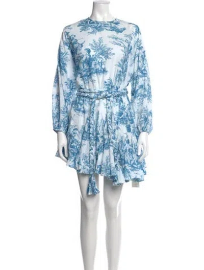 Pre-owned Rhode Printed Mini Dress In Multi
