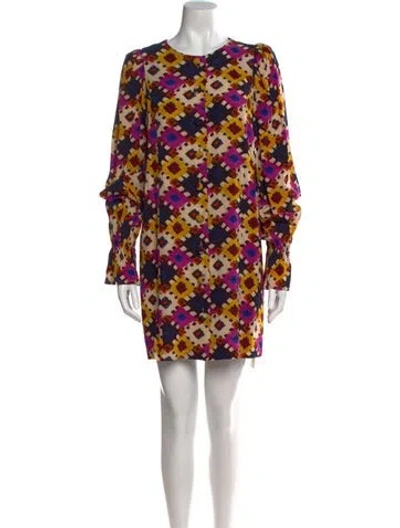 Pre-owned Rhode Printed Mini Dress W/ Tags In Multi