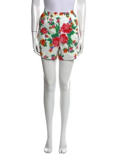 Pre-owned Rhode Printed Mini Shorts W/ Tags In Red