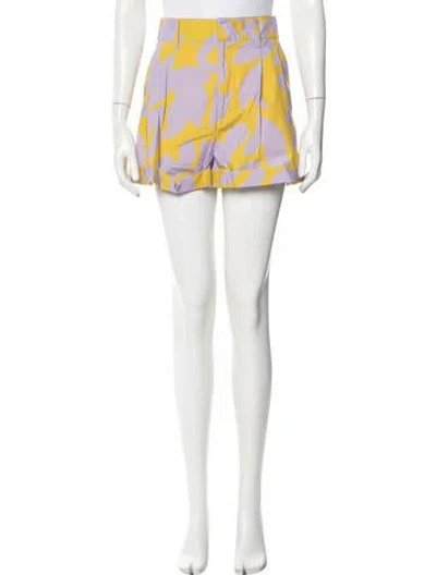 Pre-owned Rhode Printed Shorts In Yellow