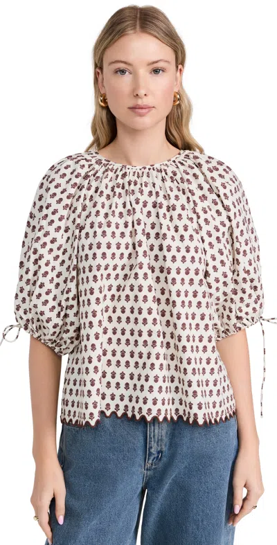Rhode Rowan Top Cream Pali Hill