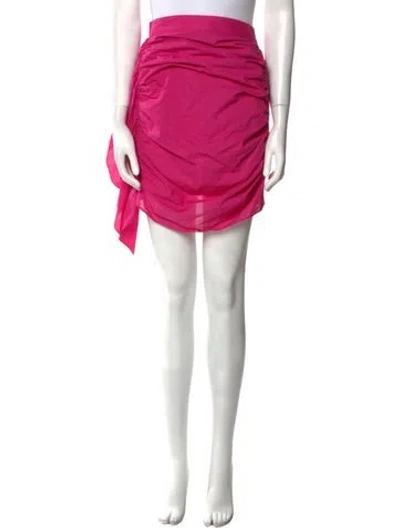 Pre-owned Rhode Ruffle Embellishment Mini Skirt In Pink