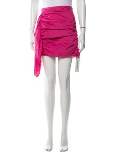 Pre-owned Rhode Ruffle Embellishment Mini Skirt In Pink