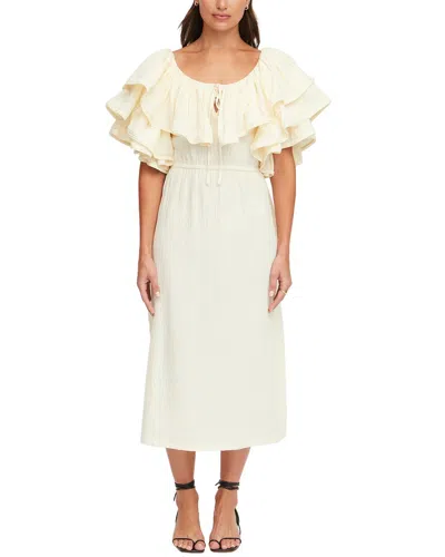 Rhode Sally Midi Dress In Neutral