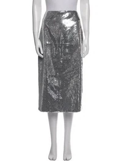 Pre-owned Rhode Sequin Embellishments Midi Length Skirt W/ Tags