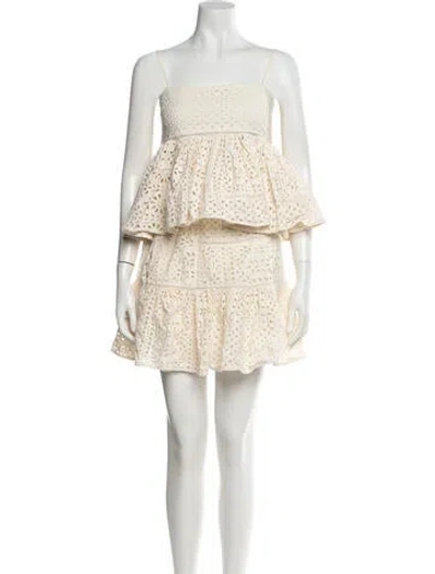 Pre-owned Rhode Silk Lace Pattern Set In Neutral