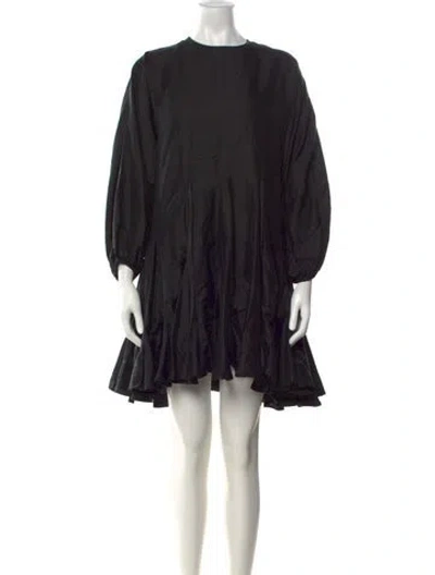 Pre-owned Rhode Silk Mini Dress W/ Tags In Black