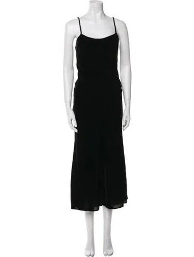 Pre-owned Rhode Square Neckline Long Dress W/ Tags In Black