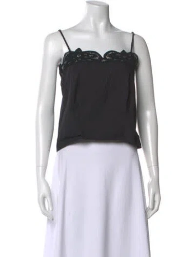 Pre-owned Rhode Square Neckline Sleeveless Top In Green
