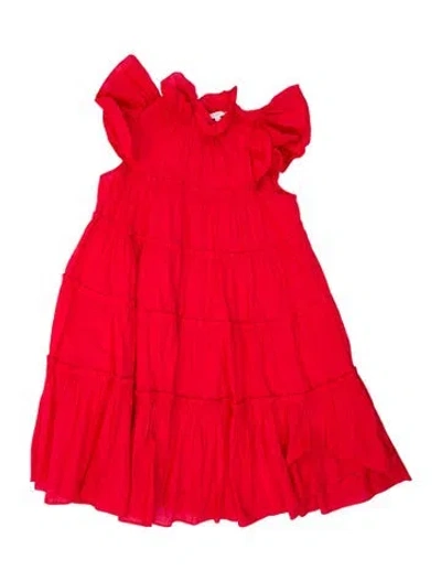 Pre-owned Rhode Strapless Mini Dress In Red