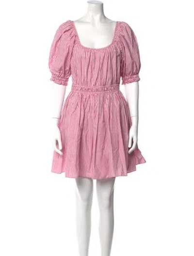 Pre-owned Rhode Striped Mini Dress In Multi