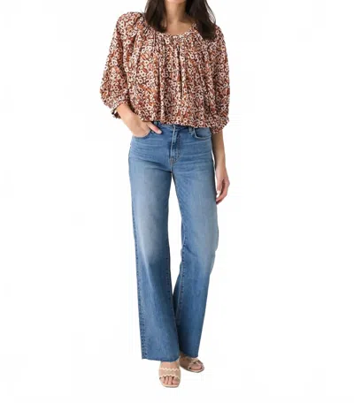 Rhode Tammy Top In Sienna Bloom In Brown