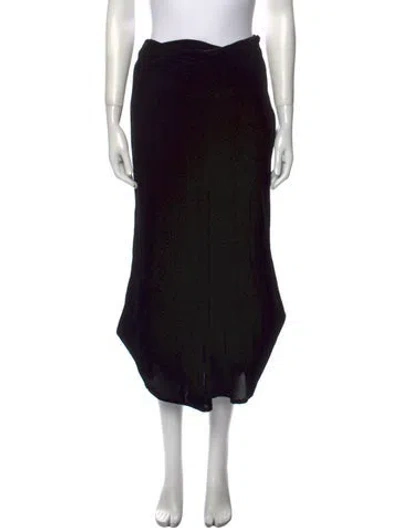 Pre-owned Rhode Velvet Mini Dress In Black