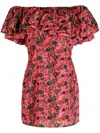 Rhode Vivi Off-shoulder Minidress In Multicolour