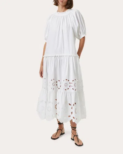 Rhode Women's Aderyn Midi Dress In White