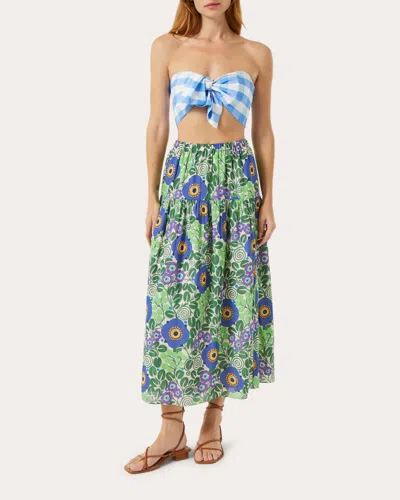 Rhode Women's Ariella Skirt In Wisteria Aura Blossom