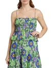 Rhode Julieta Top In Wisteria Aura Blossom In Wisteria Aura Blossom