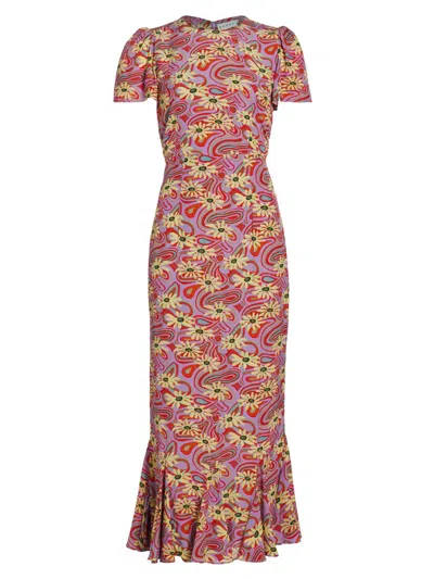Rhode Women's Lulani Floral Midi-dress