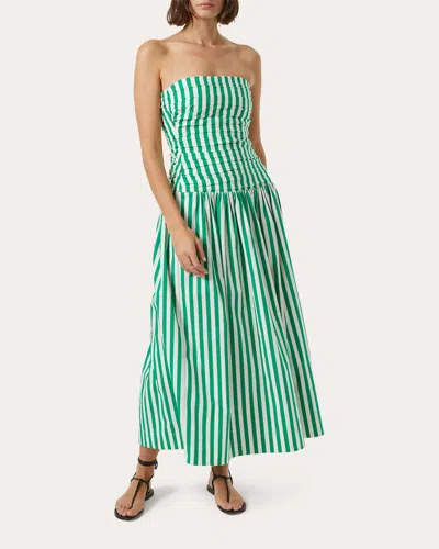 Rhode Women's Selma Strapless Dress In Green