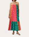 Rhode Sylvana Dress Multi Bombay Bloom Ditsy In Red