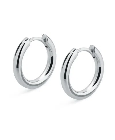 Rhona Sutton Men's Classic Hoop Earrings In Sterling Silver