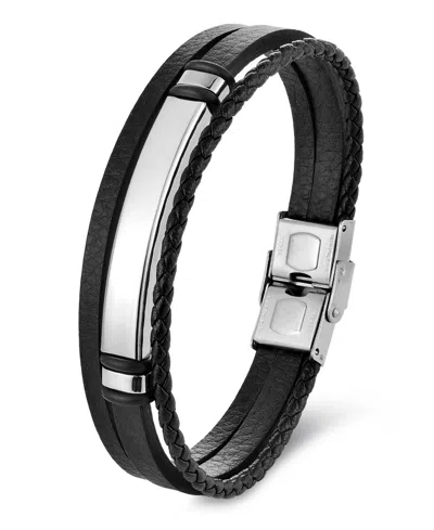 Rhona Sutton Men's Corvian Leather & Stainless Steel Bracelet In Multi