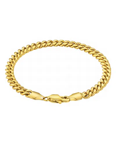 Rhona Sutton Men's Curb 18k Gold-plated Chain Bracelet