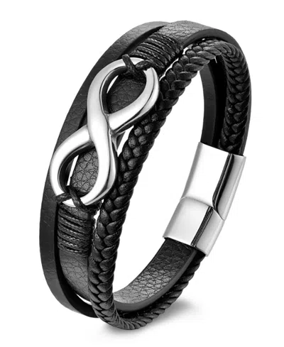 Rhona Sutton Men's Eterna Leather & Stainless Steel Bracelet In Multi