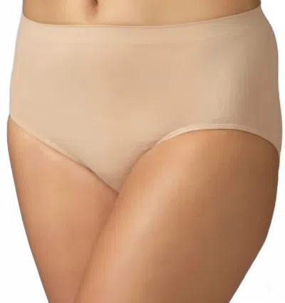 Rhonda Shear Ahh High Cut Brief Panty In Nude In Brown