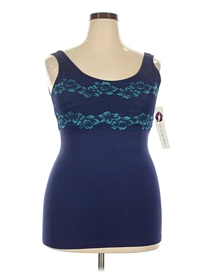 Rhonda Shear Sleeveless Top Teal Sweetheart Neckline Tops In Blue