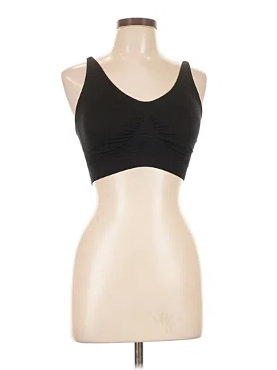Pre-owned Rhonda Shear Sports Bra In Black