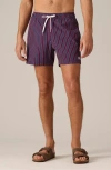 Rhone 5.5-inch Water Repellent Swim Trunks In Purple