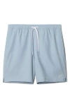 Rhone 5.5-inch Water Repellent Swim Trunks In Arctic Blue