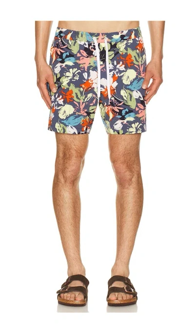 Rhone 5.5 R&r Trunk In Navy & Dusty Sage Floral