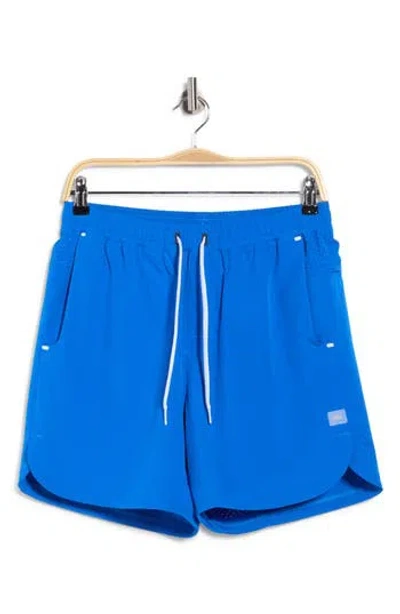 Rhone 6 Deep End Performance Shorts In Electric Blue