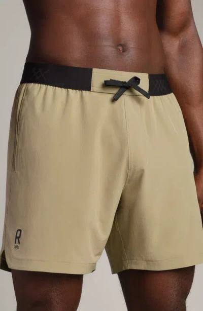 Rhone 6-inch Base Performance Training Shorts In Yellow