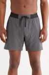 Rhone 6-inch Base Performance Training Shorts In Gray