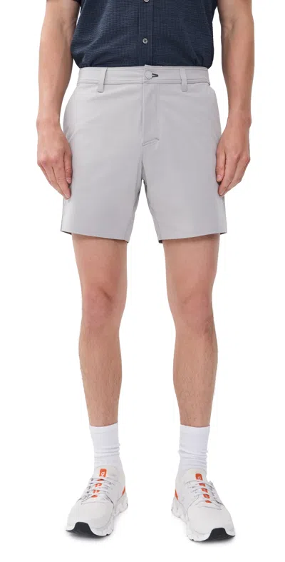 Rhone 7 Commuter Flyweight Shorts Light Gray